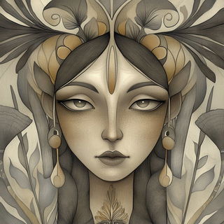 Fogcut style, Midjourney V6.1: traditional folk art