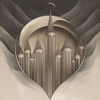 Fogcut style, Midjourney V6.1: bold minimalist logo design for Istanbul city municipal services
