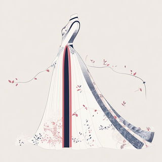 Pilgrimstrata style, Midjourney V6.1: haute-couture fashion outfit