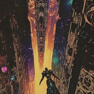 Hatchbound style, Midjourney V6.1: cinematic shot from sci-fi movie