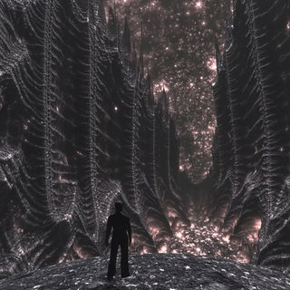 Ruinmigration style, Midjourney V6.1: cinematic shot from sci-fi movie