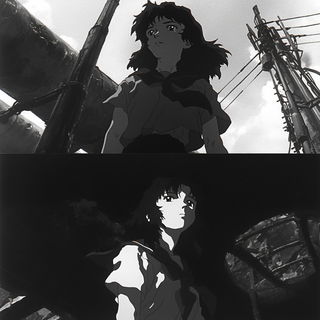 Lavender Fault Optics style, Midjourney V6.1: black-and-white manga comic strip