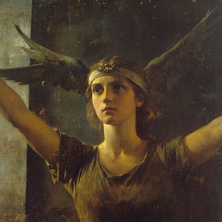 Lavender Fault Optics style, Midjourney V6.1: classical 18th-century oil painting