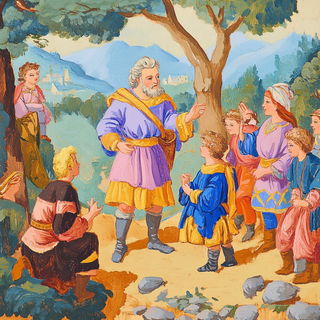 Ruincut style, Midjourney V6.1: classical 18th-century oil painting