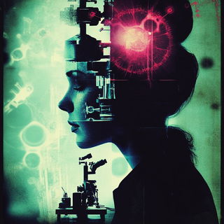 Signcloudery style, Midjourney V6.1: editorial illustration for popular scientific magazine cover