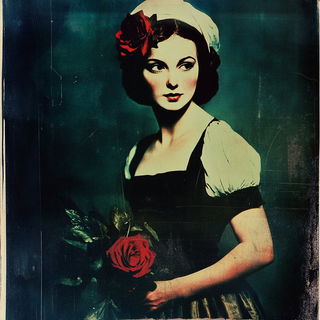 Signcloudery style, Midjourney V6.1: classical 18th-century oil painting