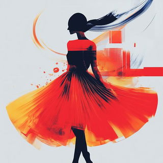 Blueboard Florafox style, Midjourney V6.1: haute-couture fashion outfit