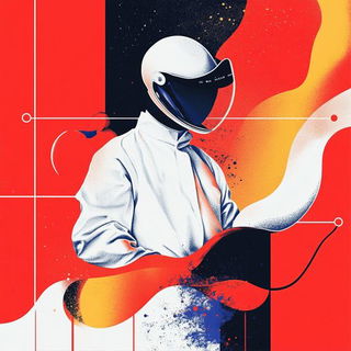 Blueboard Florafox style, Midjourney V6.1: editorial illustration for popular scientific magazine cover