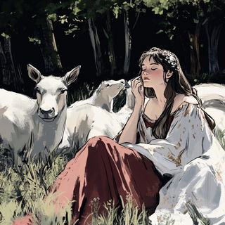 Cloudoclastics style, Midjourney V6.1: retro fairy-tale illustration