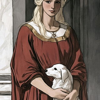 Cloudoclastics style, Midjourney V6.1: classical 18th-century oil painting