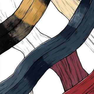Cloudoclastics style, Midjourney V6.1: creative pattern composition