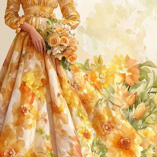 Celhachure style, Midjourney V6.1: haute-couture fashion outfit