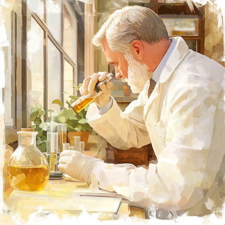 Celhachure style, Midjourney V6.1: editorial illustration for popular scientific magazine cover