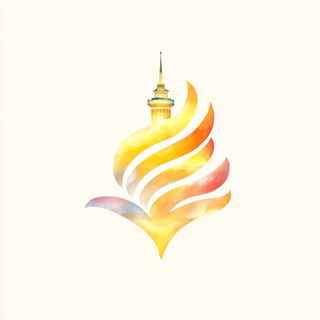 Celhachure style, Midjourney V6.1: bold minimalist logo design for Istanbul city municipal services