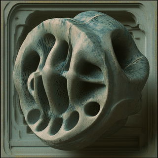 Bichromic Stagecraft style, Midjourney V6.1: abstract 3D render