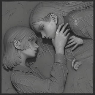 Bichromic Stagecraft style, Midjourney V6.1: black-and-white manga comic strip