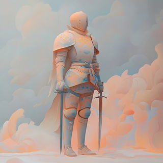 Leaded Florist Gothic style, Midjourney V6.1: concept art character design of retropunk steam knight