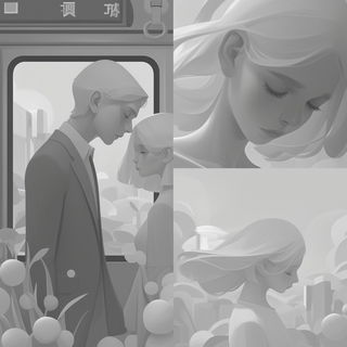 Leaded Florist Gothic style, Midjourney V6.1: black-and-white manga comic strip