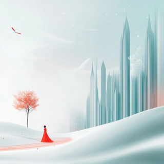 Fluorocurve style, Midjourney V6.1: retro fairy-tale illustration