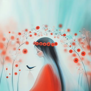 Fluorocurve style, Midjourney V6.1: traditional folk art