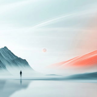 Fluorocurve style, Midjourney V6.1: cinematic shot from sci-fi movie