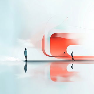 Fluorocurve style, Midjourney V6.1: typographic composition with large letters