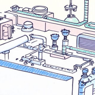 Chromodermis style, Midjourney V6.1: technical infrastructure blueprint schematics