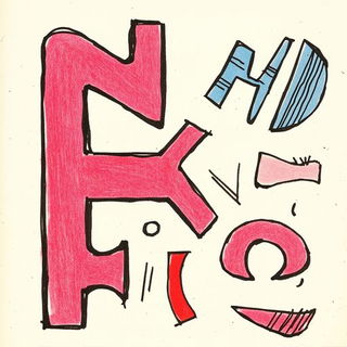 Chromodermis style, Midjourney V6.1: typographic composition with large letters