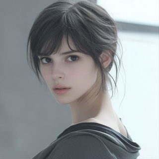 Mossframe Puppetworks style, Midjourney V6.1: photographic portrait of female protagonist