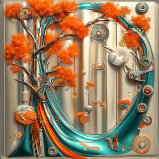 Orion Ink League style, Midjourney V6.1: traditional folk art