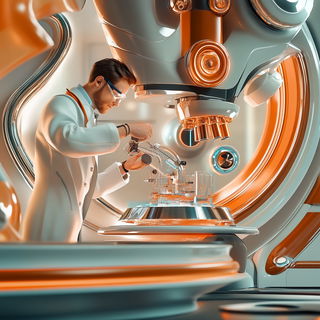 Orion Ink League style, Midjourney V6.1: editorial illustration for popular scientific magazine cover
