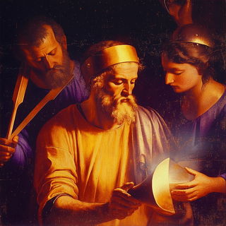Sepia Celstorm style, Midjourney V6.1: classical 18th-century oil painting