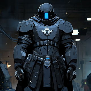 Gyrfalcon Canting style, Midjourney V6.1: concept art character design of retropunk steam knight