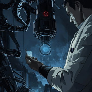 Gyrfalcon Canting style, Midjourney V6.1: editorial illustration for popular scientific magazine cover