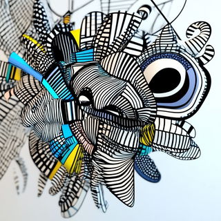 Fluorink style, Midjourney V6.1: abstract 3D render