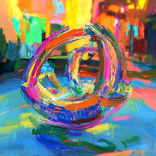 Cascade Visage style, Midjourney V6.1: abstract 3D render