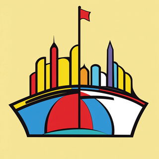 Ocularis Tagwatch style, Midjourney V6.1: bold minimalist logo design for Istanbul city municipal services