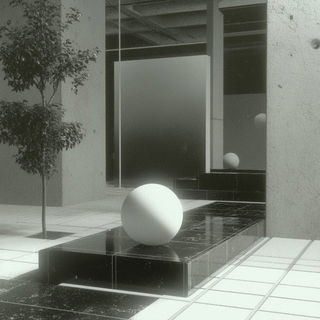 Azurange style, Midjourney V6.1: abstract 3D render