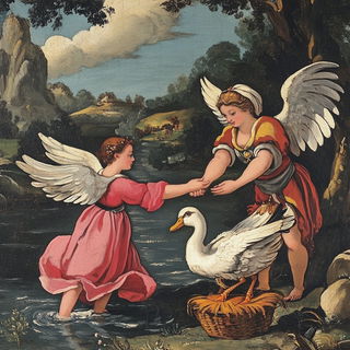 Diorama Botanomech style, Midjourney V6.1: classical 18th-century oil painting