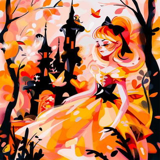 Butterfly Cloisonne March style, Midjourney V6.1: retro fairy-tale illustration