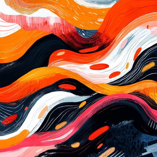 Corridorwarp style, Midjourney V6.1: creative pattern composition