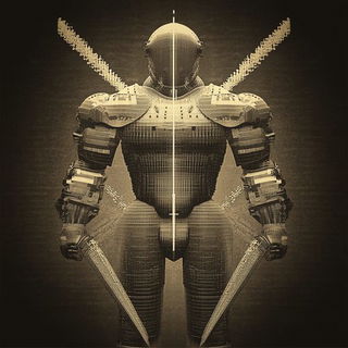 Celstopia style, Midjourney V6.1: concept art character design of retropunk steam knight