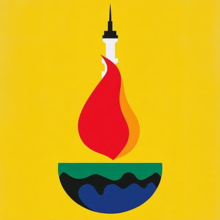 Rotoscar style, Midjourney V6.1: bold minimalist logo design for Istanbul city municipal services