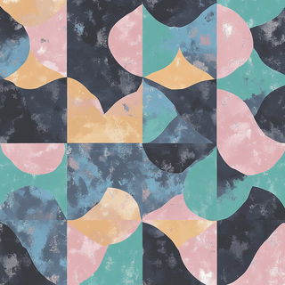 Sunmetal Afterglow style, Midjourney V6.1: creative pattern composition