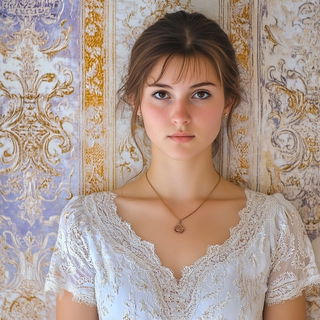Cartorust style, Midjourney V6.1: photographic portrait of female protagonist