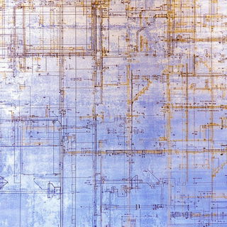 Cartorust style, Midjourney V6.1: technical infrastructure blueprint schematics