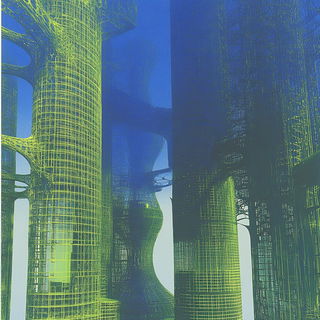 Petalbody Dancehall style, Midjourney V6.1: megacity with futuristic bioarchitecture