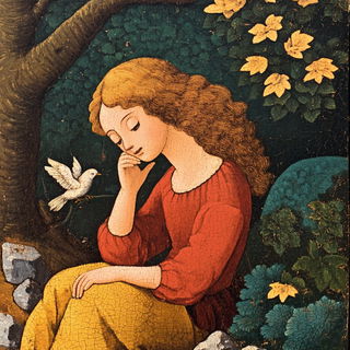 Gildenshroom style, Midjourney V6.1: classical 18th-century oil painting