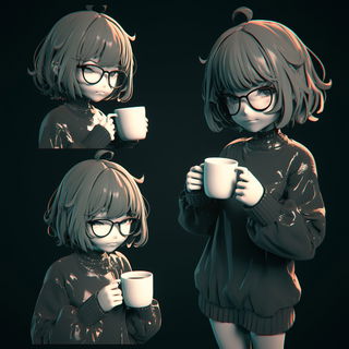 Mortise Moonwork style, Midjourney V6.1: black-and-white manga comic strip