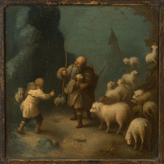 Mortise Moonwork style, Midjourney V6.1: classical 18th-century oil painting